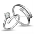 New Fashion Style 925 Silver Couple Rings Zircon Rings Adjustable Rings Designs for Girls Wholesale Women SJZ031